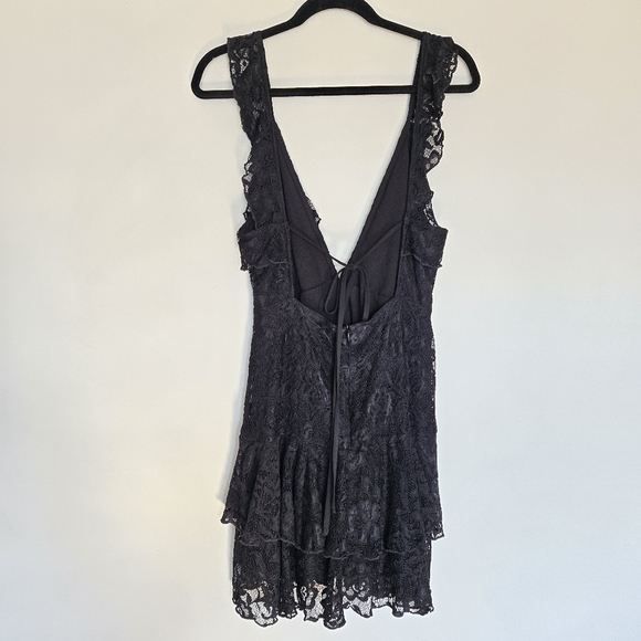 UO Lioness Love You And Leave You Lace Mini Dress Women M Whimsigoth Fairygrunge - Picture 6 of 16